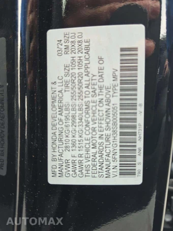 2025 Honda Pilot Sport - miniatura 2