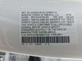 2025 Honda Pilot TrailSport - miniatura 5