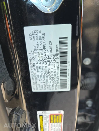 2025 Honda Ridgeline RTL Crew Cab Medium Bed - miniatura 14