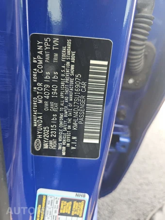 2025 Hyundai Elantra Hybrid Limited - miniatura 14