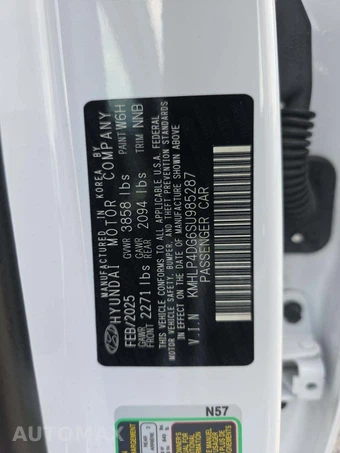 2025 Hyundai Elantra Limited - miniatura 5