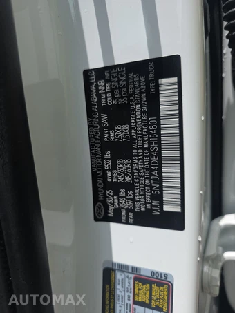 2025 Hyundai Santa Cruz SE Crew Cab Short Bed - miniatura 14