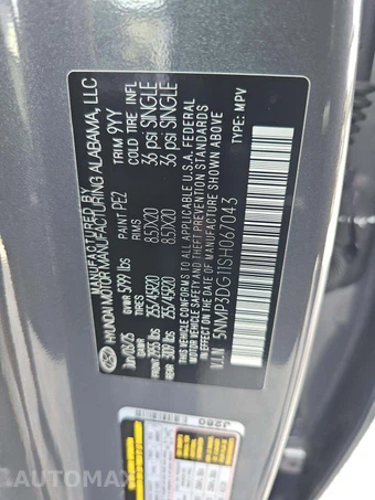 2025 Hyundai Santa Fe Hybrid Limited - miniatura 5