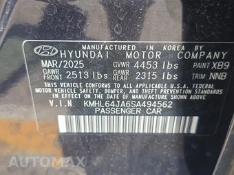 2025 Hyundai Sonata SEL - miniatura 14