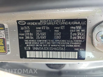 2025 Hyundai Tucson SE - miniatura 10