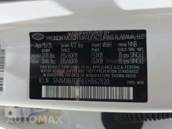2025 Hyundai Tucson SEL - miniatura 5