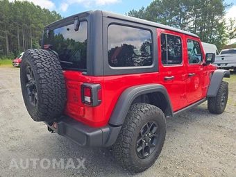 2025 Jeep Wrangler 4xe 4 Door Willys - miniatura 3