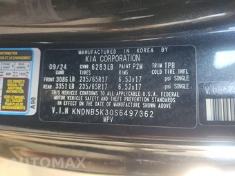 2025 Kia Carnival MPV LXS 121.7" WB - miniatura 15