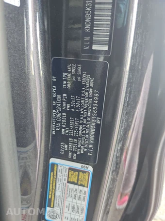 2025 Kia Carnival MPV LXS 121.7" WB - miniatura 15