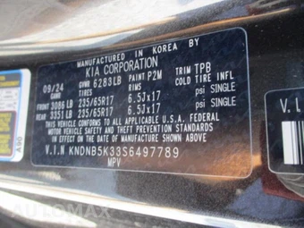 2025 Kia Carnival MPV LXS 121.7" WB - miniatura 7
