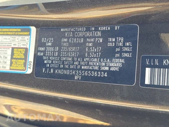 2025 Kia Carnival MPV LXS 121.7" WB - miniatura 14