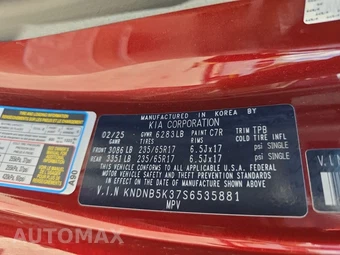 2025 Kia Carnival MPV LXS 121.7" WB - miniatura 15