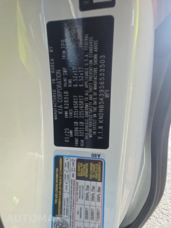 2025 Kia Carnival MPV LXS 121.7" WB - miniatura 15