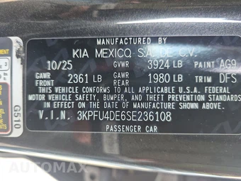 2025 Kia K4 EX - miniatura 14