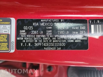 2025 Kia K4 LXS - miniatura 14