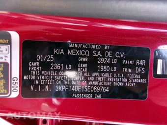 2025 Kia K4 LXS - miniatura 20