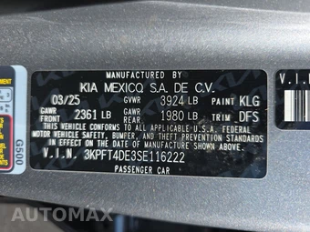 2025 Kia K4 LXS - miniatura 14