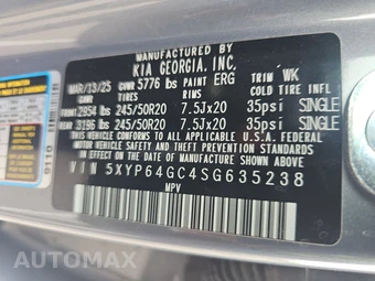 2025 Kia Telluride S - miniatura 15