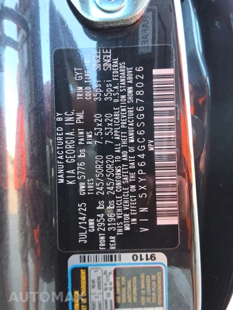 2025 Kia Telluride S - miniatura 15