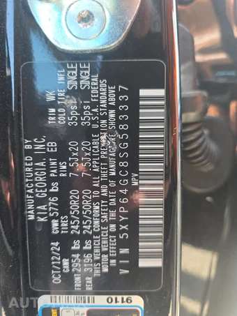 2025 Kia Telluride S - miniatura 15