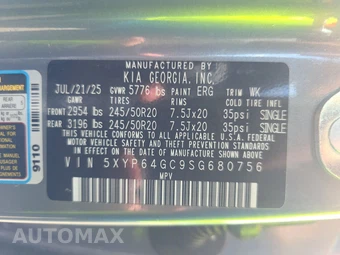 2025 Kia Telluride S - miniatura 15
