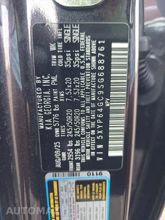2025 Kia Telluride S - miniatura 15
