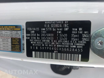2025 Kia Telluride S - miniatura 15