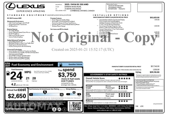 2025 Lexus RX 350 Premium - miniatura 38