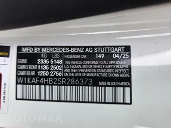 2025 Mercedes-Benz C 300 4MATIC - miniatura 29