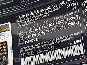 2025 Mercedes-Benz EQS 450 4MATIC SUV – miniatura 15