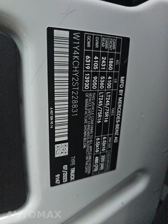 2025 Mercedes-Benz Sprinter 2500 Cargo Van High Roof 170.0" WB - miniatura 14