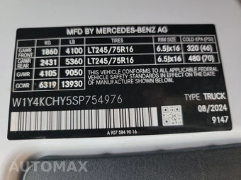 2025 Mercedes-Benz Sprinter 2500 Cargo Van High Roof 170.0" WB - miniatura 20