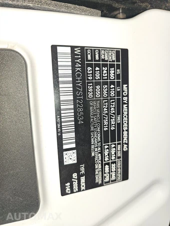 2025 Mercedes-Benz Sprinter 2500 Cargo Van High Roof 170.0" WB - miniatura 20