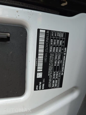 2025 Mercedes-Benz Sprinter 2500 Cargo Van High Roof 170.0" WB - miniatura 14