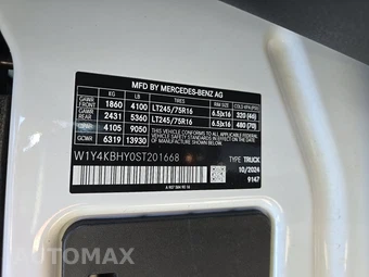 2025 Mercedes-Benz Sprinter 2500 Cargo Van Standard Roof 144.0" WB – miniatura 14