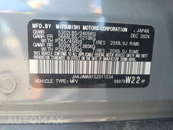 2025 Mitsubishi Outlander SEL - miniatura 14