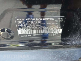 2025 Mitsubishi Outlander Sport 2.0 S - miniatura 5