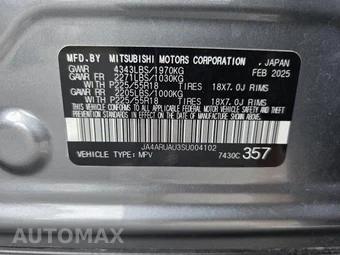 2025 Mitsubishi Outlander Sport - miniatura 8