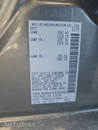 2025 Nissan Altima SV - miniatura 14