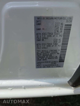 2025 Nissan Frontier S Crew Cab Medium Bed – miniatura 5