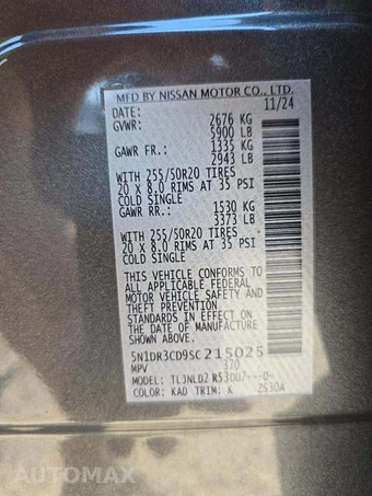 2025 Nissan Pathfinder SL – miniatura 2