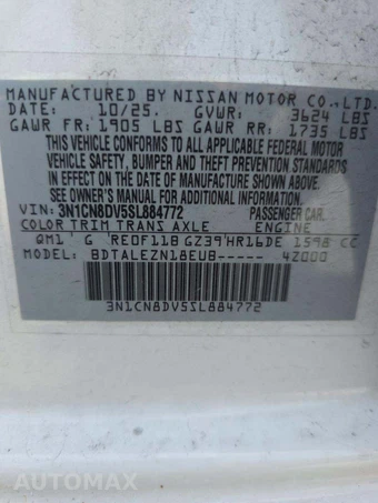 2025 Nissan Versa S - miniatura 2