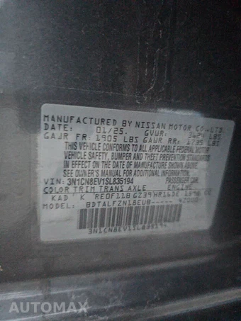2025 Nissan Versa SV – miniatura 14