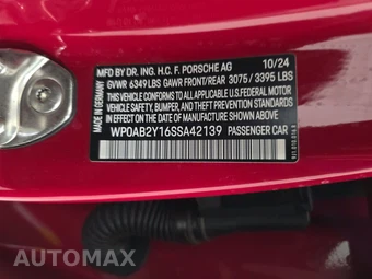 2025 Porsche Taycan 4S – miniatura 14