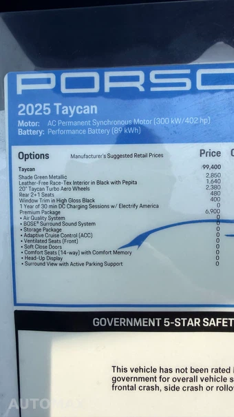 2025 Porsche Taycan - miniatura 16