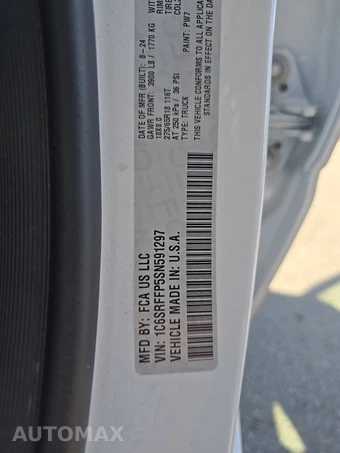 2025 Ram 1500 Big Horn Crew Cab Short Bed - miniatura 14