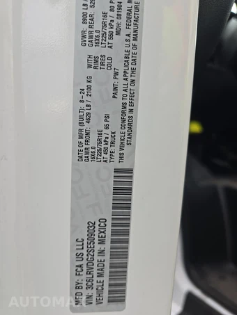 2025 Ram ProMaster 2500 Cargo Van Tradesman w/Passenger Seat High Roof 159.0" WB - miniatura 14