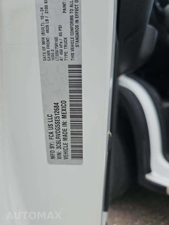 2025 Ram ProMaster 2500 Cargo Van Tradesman w/Passenger Seat High Roof 159.0" WB - miniatura 5