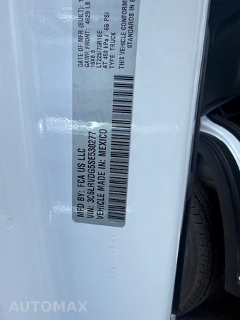 2025 Ram ProMaster 2500 Cargo Van Tradesman w/Passenger Seat High Roof 159.0" WB - miniatura 6