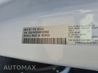 2025 Ram ProMaster 2500 Cargo Van Tradesman w/Passenger Seat High Roof 159.0" WB - miniatura 14